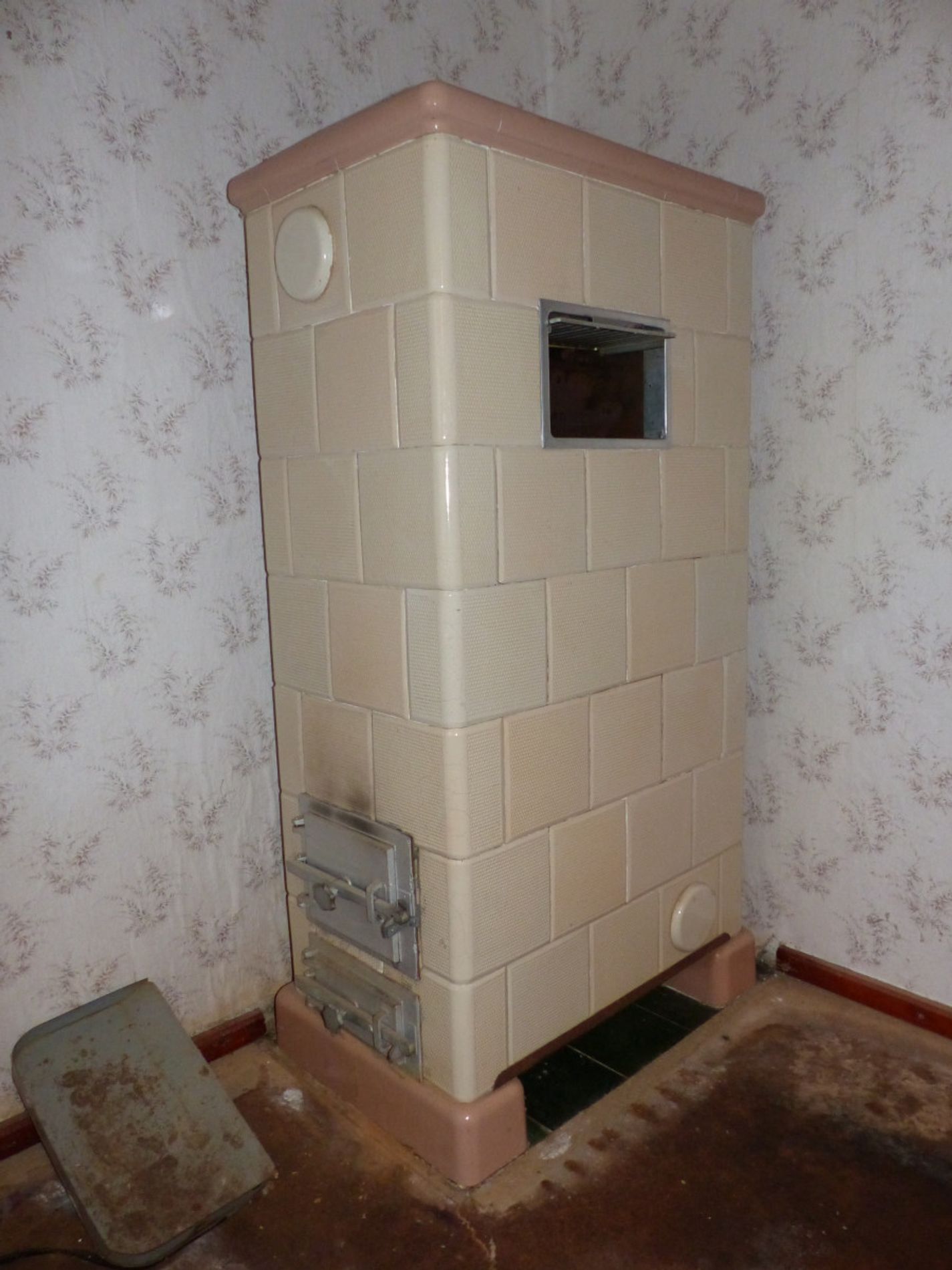 Kachelofen im Schlafzimmer