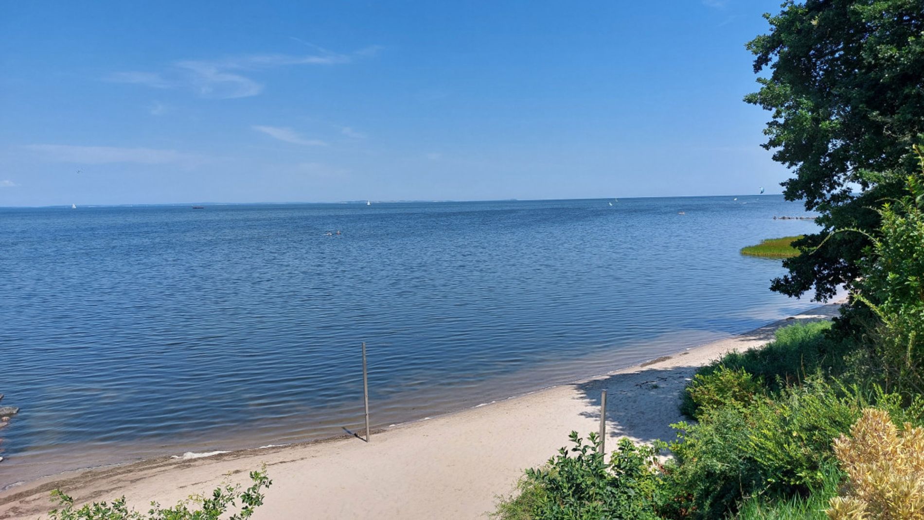 Strand vor Ort