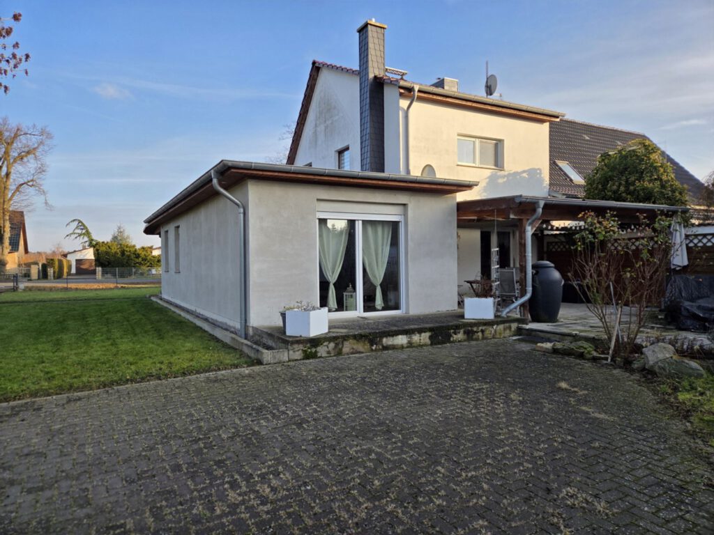 Haus hintere Ansicht