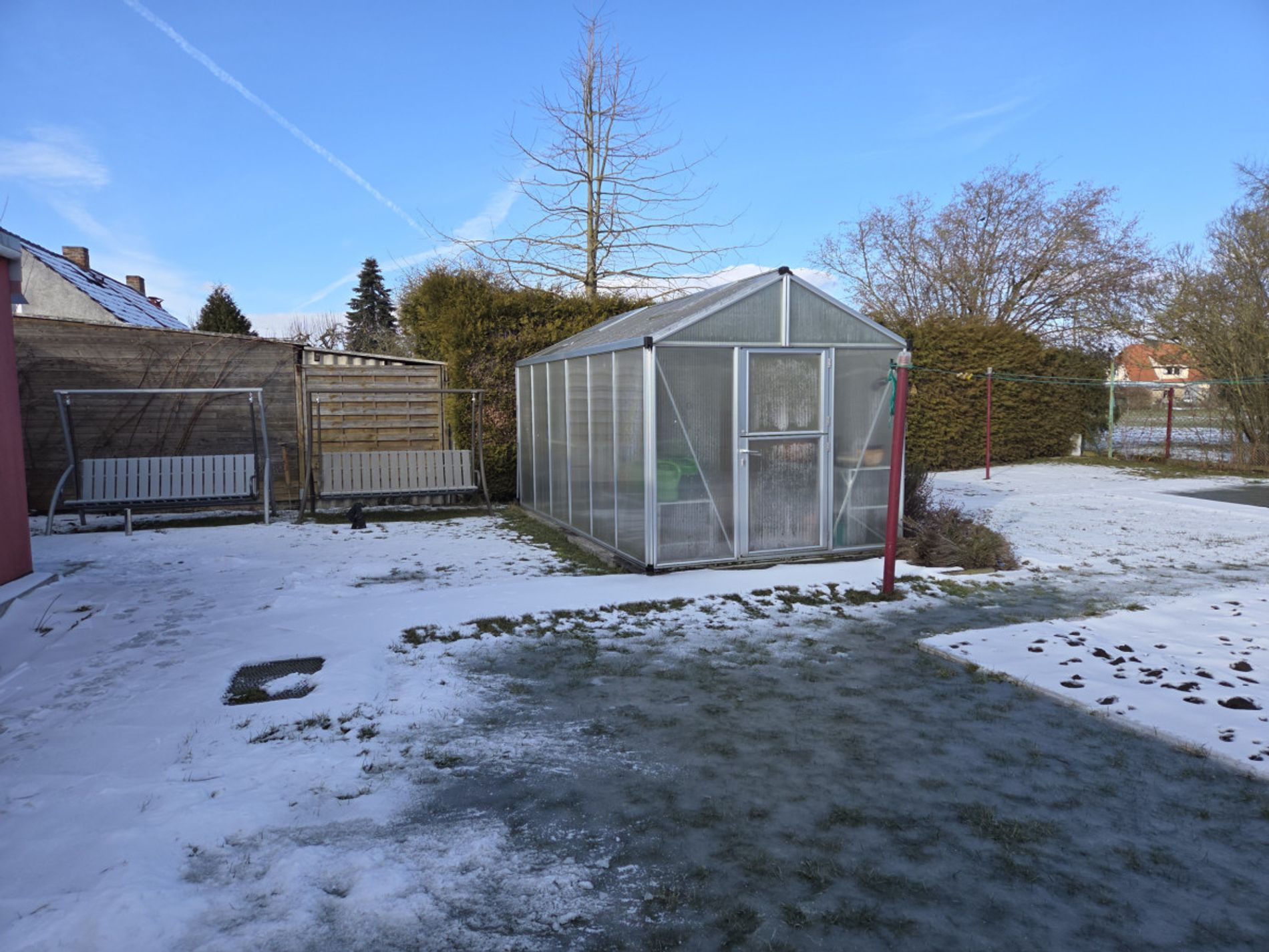 Garten im Winterschlaf