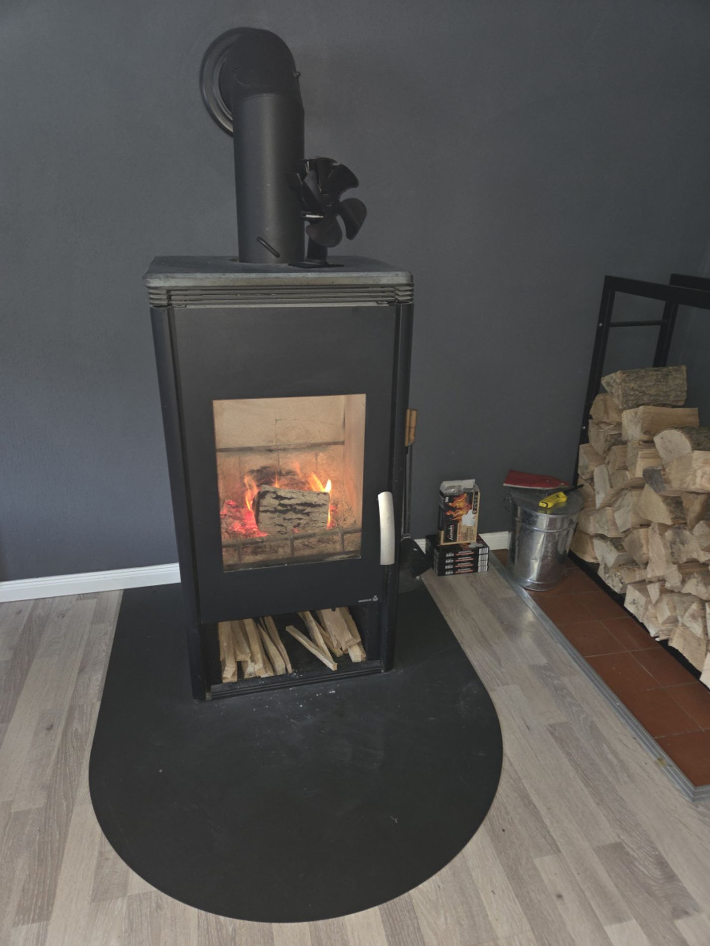 Kamin im Wohnuzimmer