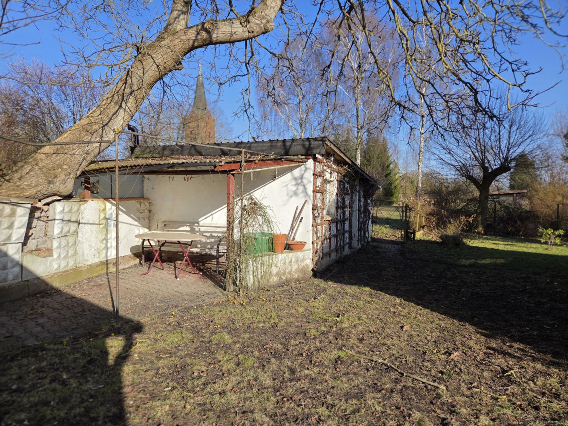 überdachte Terrasse