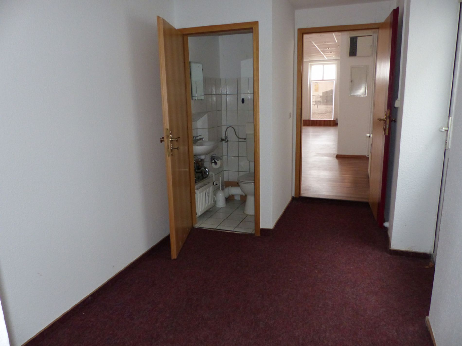 Gewerbeeinheit vor Vermeitung