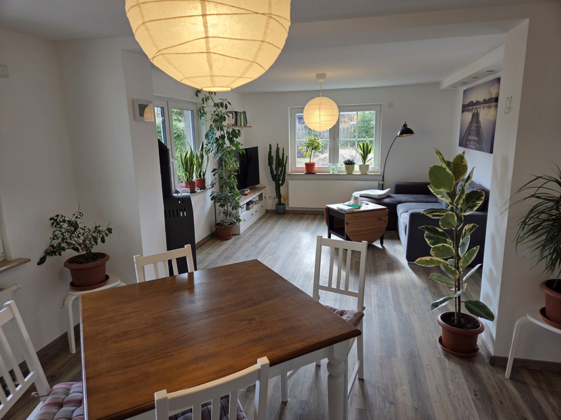 Eßzimmer-Wohnzimmer