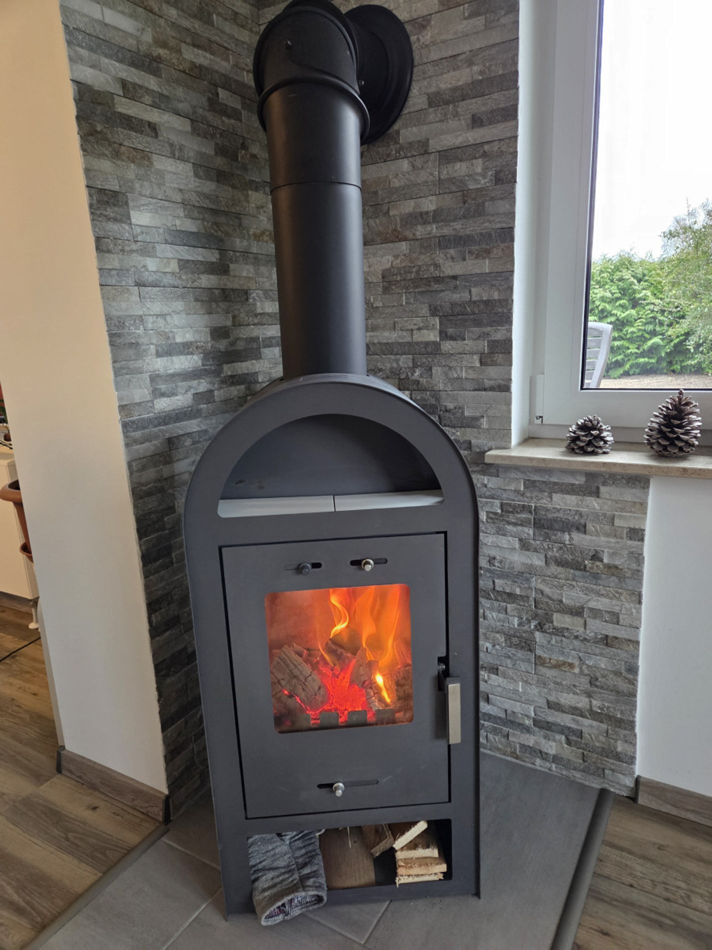 Kamin iim Wohnzimmer